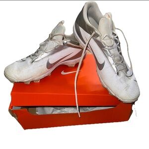 Nike White and Gray Athletic Shoes